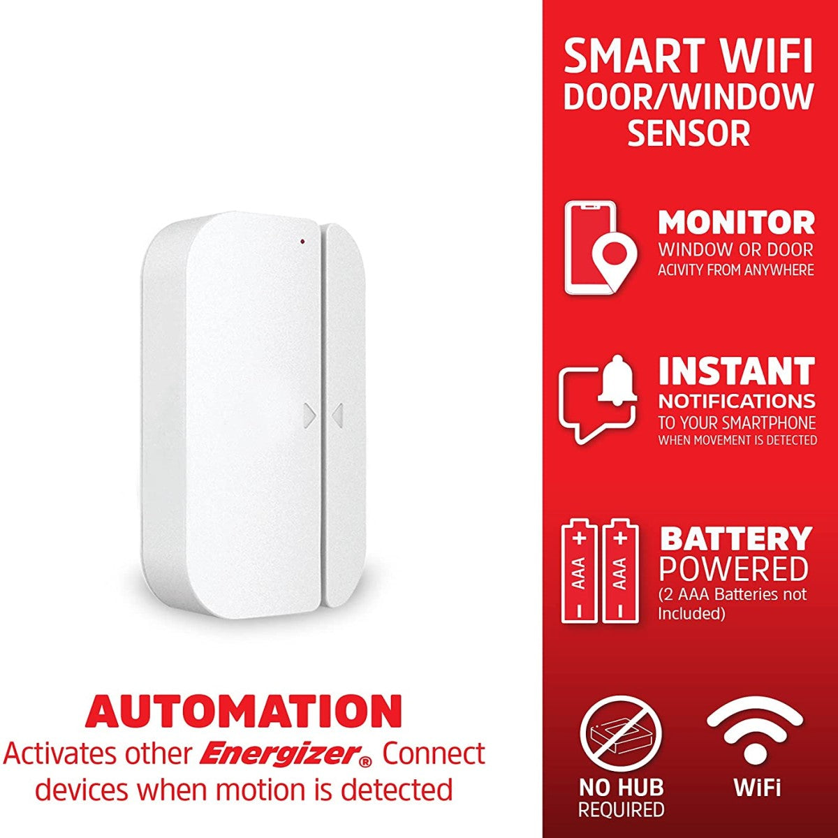 Sensor de Movimiento Inteligente para Puerta y Ventanas