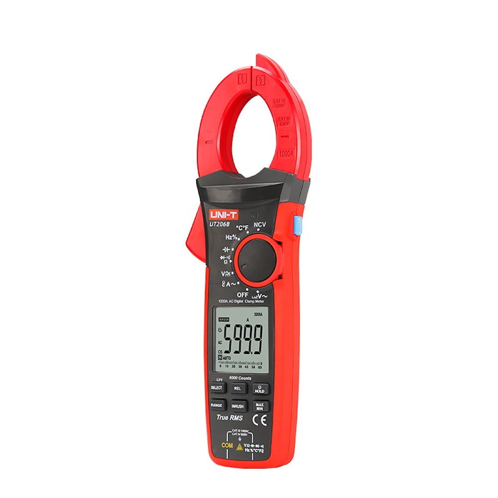 Pinza Amperimétrica Digital UT206B 1000A True RMS