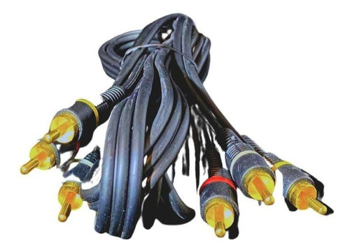 Cable Audio Video Rca 3x3