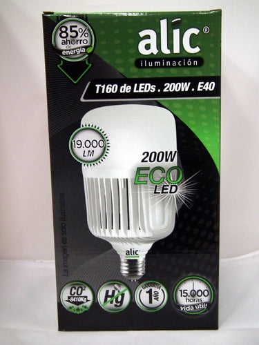 Ampolleta Industrial Led 200w E-40 Luz Fria Alic