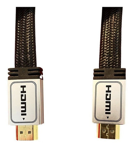 Cable Hdmi Plano Full Hd 3 Metros 4k