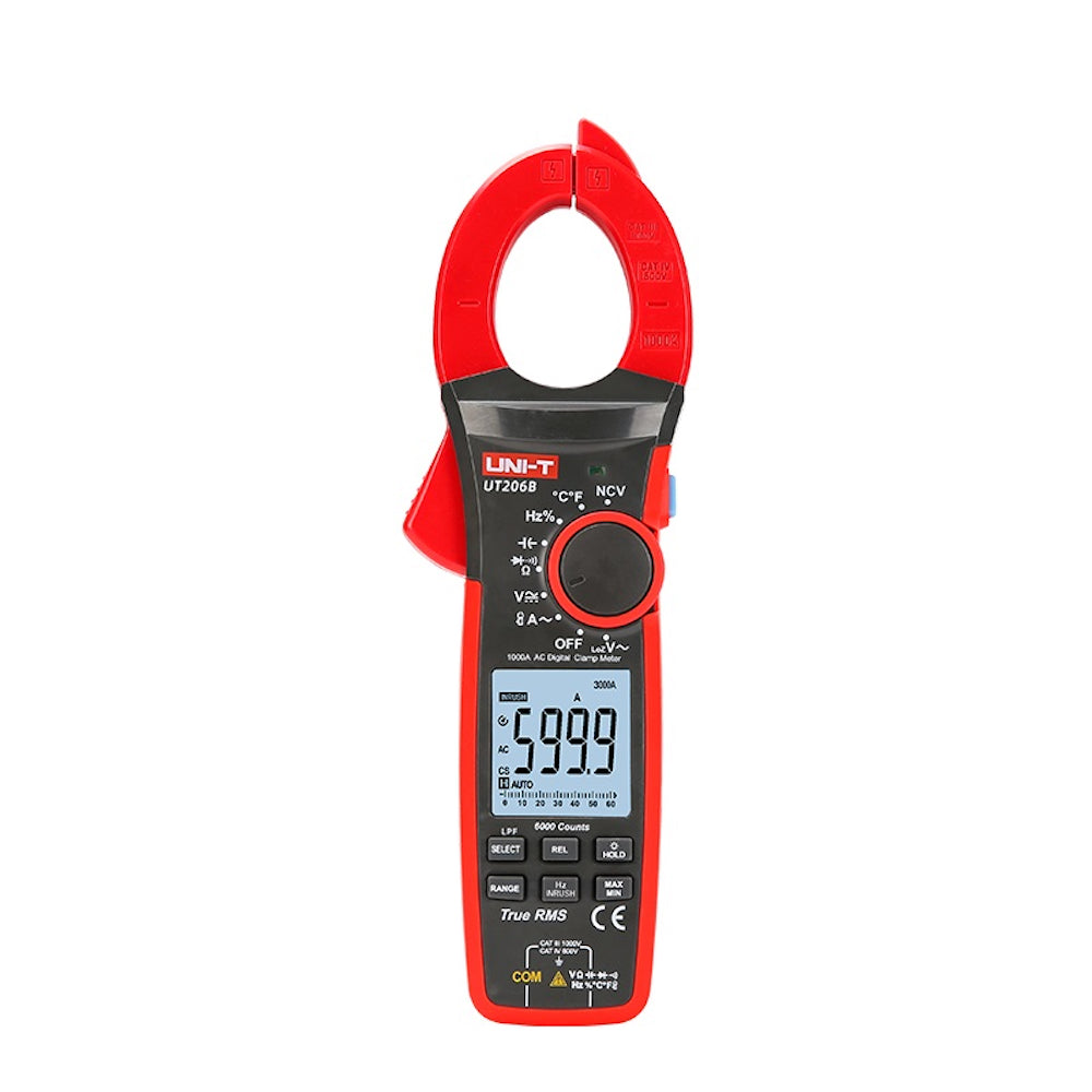 Pinza Amperimétrica Digital UT206B 1000A True RMS