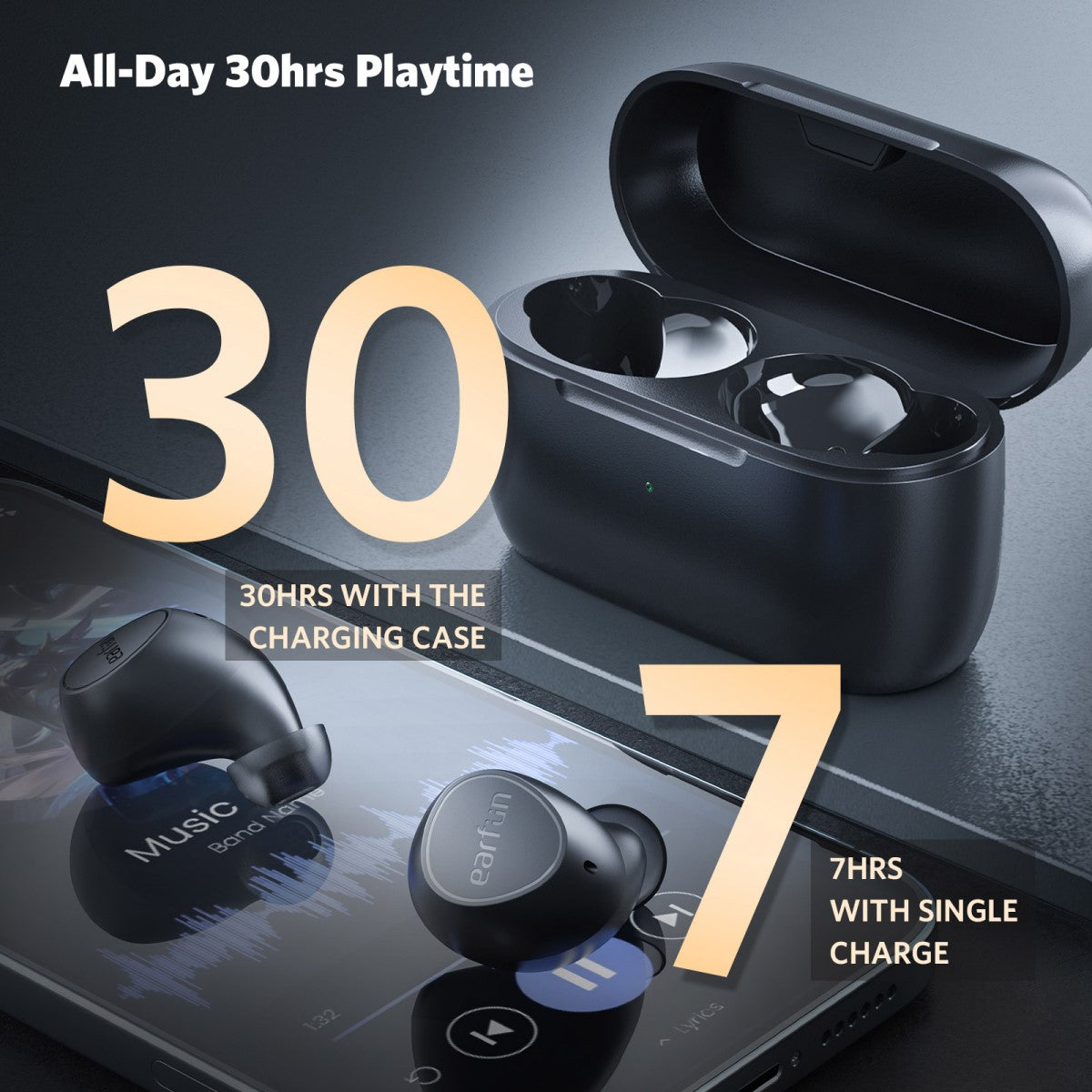 Audifono Bluetooth Earfun Free 2 - Black