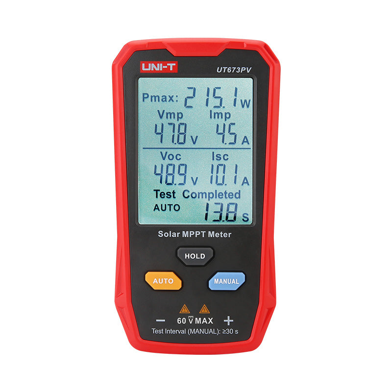 Medidor Fotovoltaico MPPT UT673PV