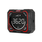 Medidor de ángulo digital UNI-T LM320E, negro y rojo, vista en ángulo desde la derecha con la pantalla en 36,20°