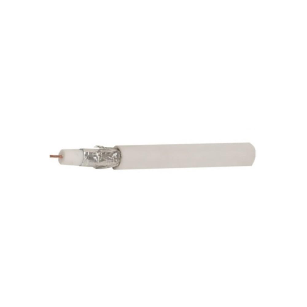 Cable Coaxial RG-6 95% R/100m Blanco