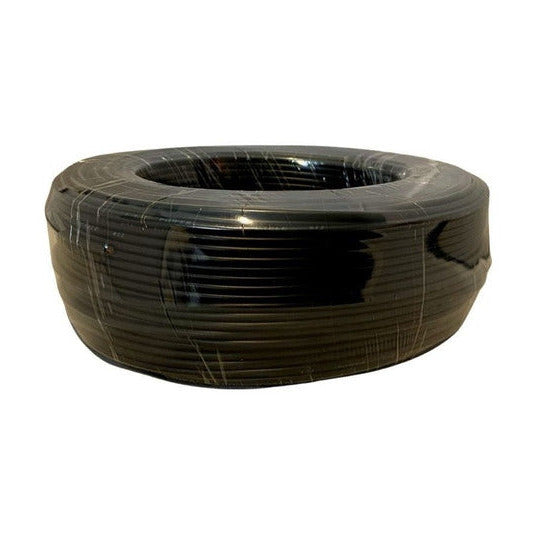 Rollo de cable Tac o Prt 12 AWG L.A.POWER color negro con envoltorio plástico