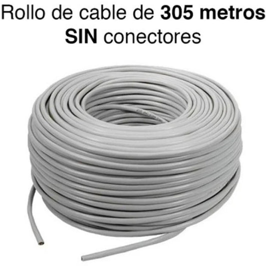 Cable De Red Utp Cat 5e Gris