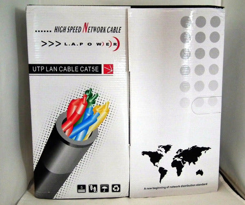 Cable De Red Utp Cat 5e Blanco
