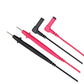 Cables de prueba UTL20 de Uni-T: par de puntas roja y negra con conectores en ángulo recto