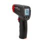 Termómetro infrarrojo UT306S de Uni-T tipo pistola, negro con gatillo rojo y pantalla en 00,0 °C